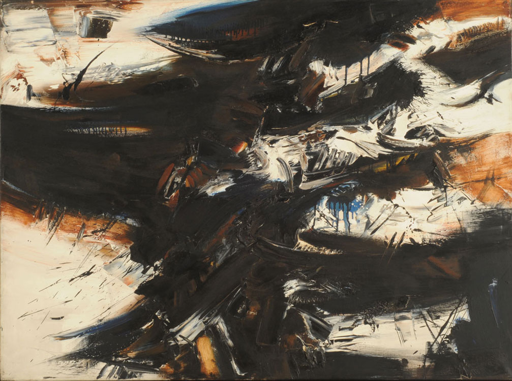 Kazuya Sakai, Pintura nº3-1, 1962. Técnica míxta sobre tela 97 x 130 cm 